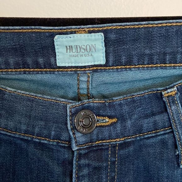 Hudson May Skinny Raw Hem Jeans - Size 27 - Picture 2 of 9